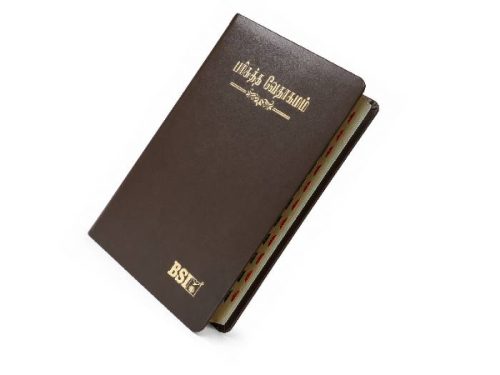 Tamil Bible | Demy Colour Glit Yapp | Thumb Index | Brown
