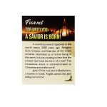 FEAR NOT FOR UNTO YOU A SAVIOR IS BORN! | TRACT |  ENGLISH